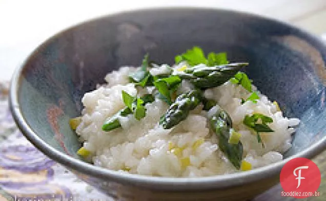 Risoto De Alho-Poró De Aspargos