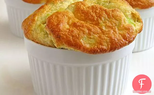 Alho Verde, Alho-Poró E Queijo De Cabra Suflê