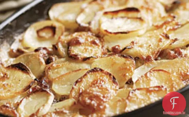 Batata & Alho-Poró Gratinado
