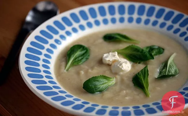 Sopa De Alho-Poró De Batata