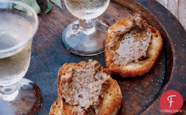 Crostini De Fígado De Frango
