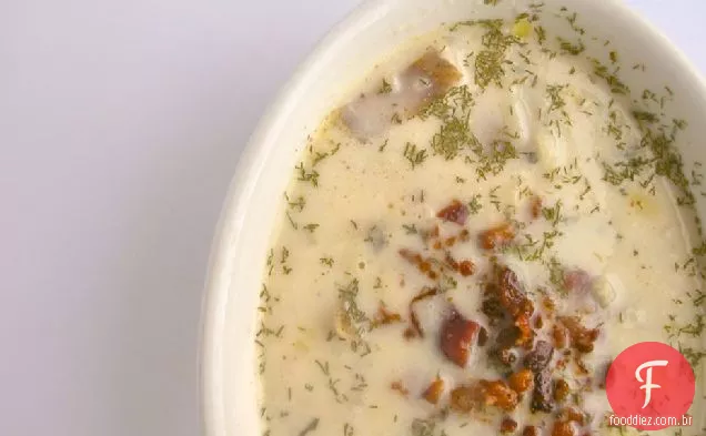 Sopa De Alho-Poró De Batata