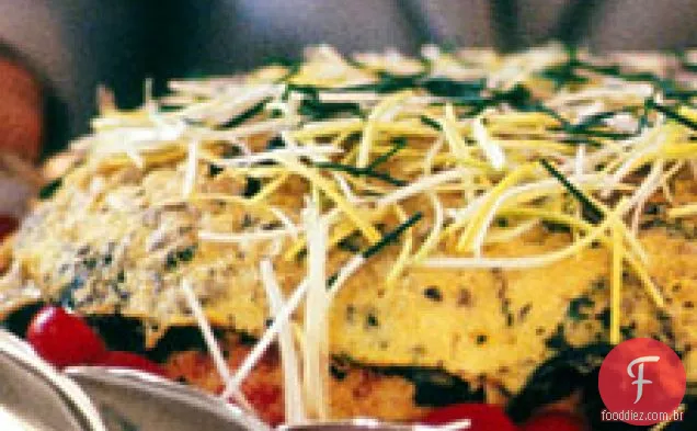 Omelete De Primavera Em Camadas