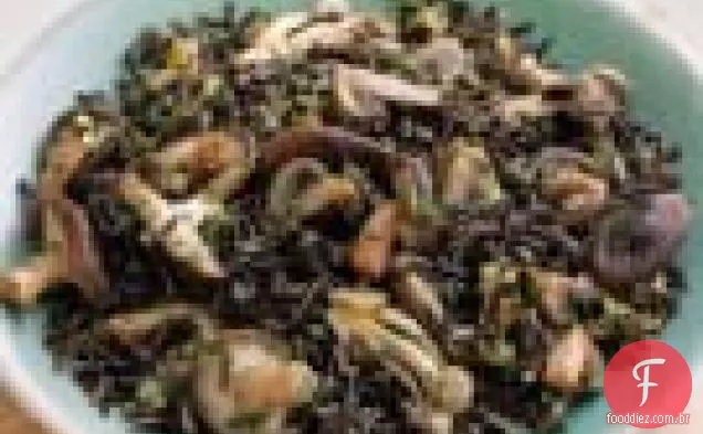 Arroz Selvagem E Cogumelo Pilaf