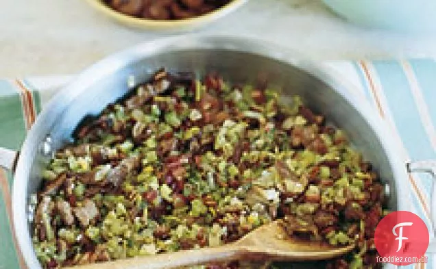Porcini, Castanha E Recheio De Salsicha