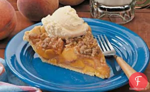 Torta Streusel De Pêssego