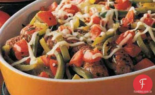 Ratatouille com Salsicha