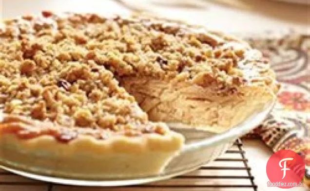 Torta De Maçã Caramelo Nozes