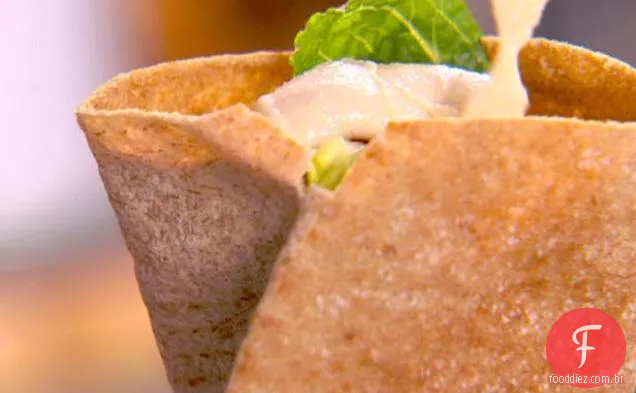Sanduíches Felafel Assados