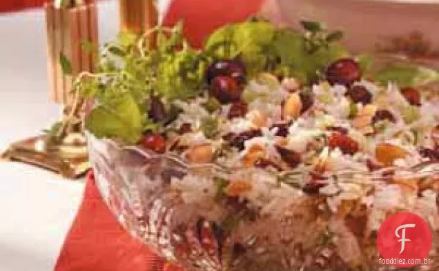 Salada de Arroz com Cranberry