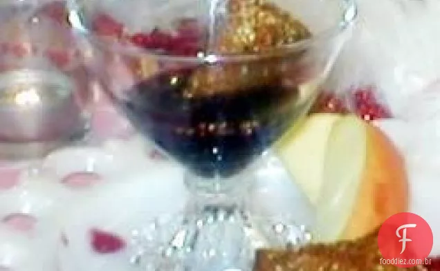 Camembert Frito com Molho de Framboesa