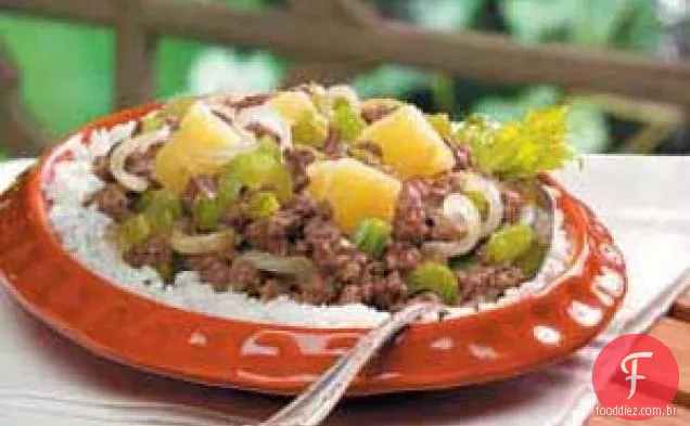 Prato de carne havaiana