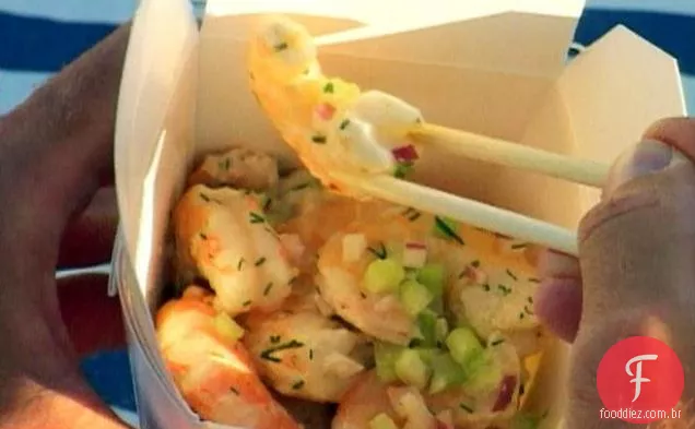 Salada de camarão