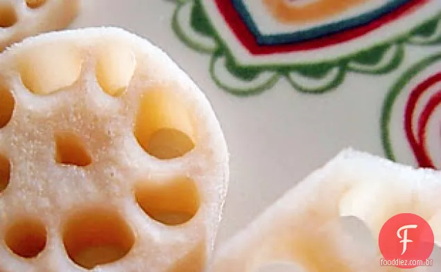 Nelum Ala-Raiz De Lótus Curried Do Sri Lanka