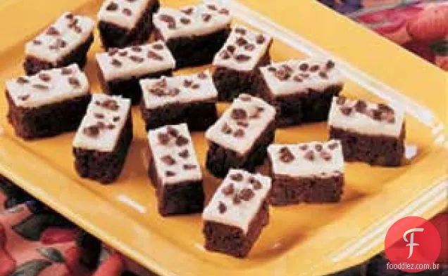 Brownies de Mocha de Chocolate Amargo