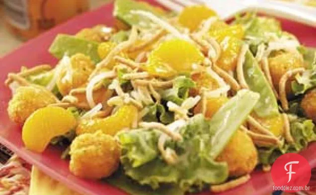 Salada de Frango com Pipoca