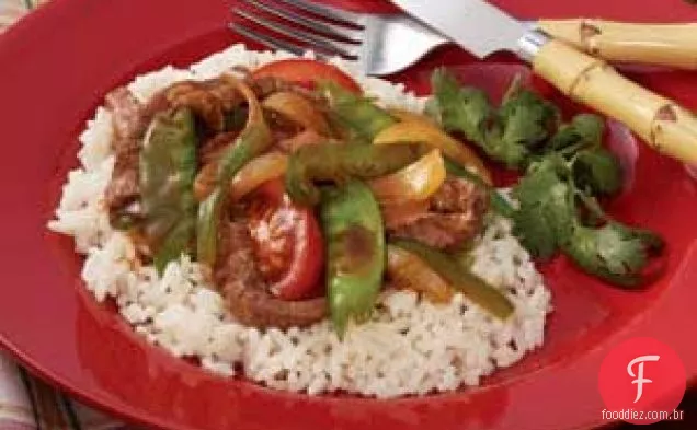 Bife de Pimenta Flash-In-The-Pan