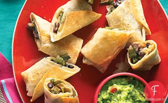 Poblano e Nopales Chimichangas