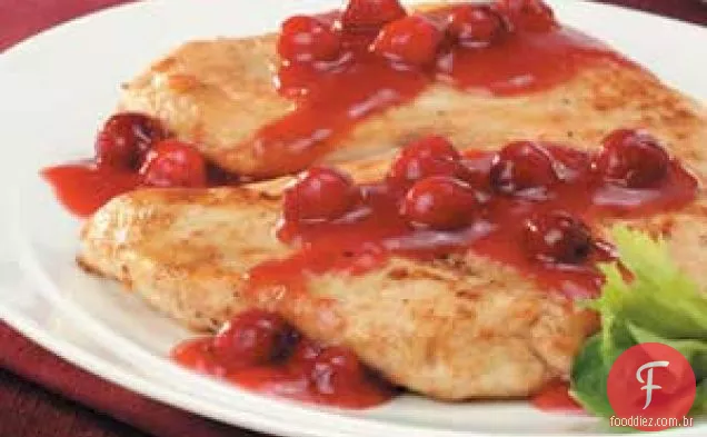 Frango com Molho de Cranberry