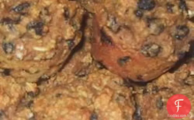 Muffins de melaço e passas