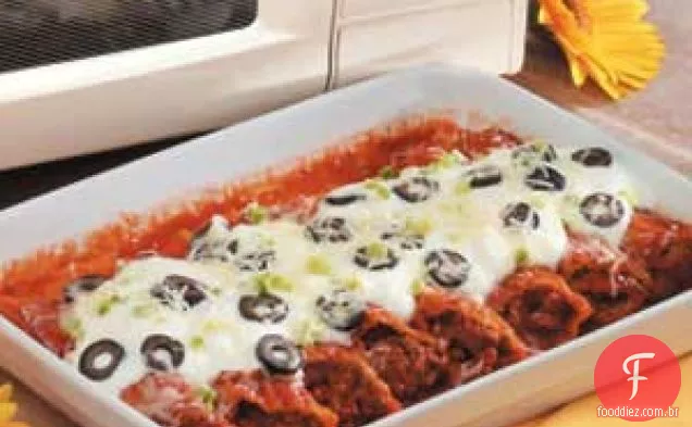 Manicotti Mexicano de Microondas