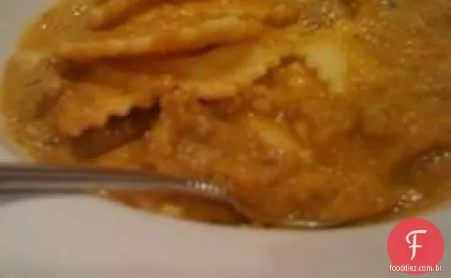 Bisque de Ravioli de Abóbora