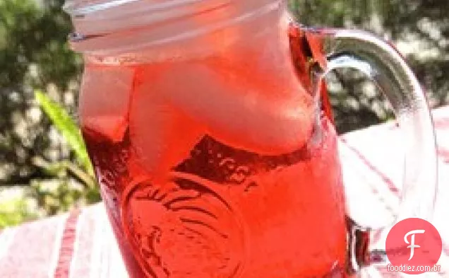 Surpresa de suco de cranberry