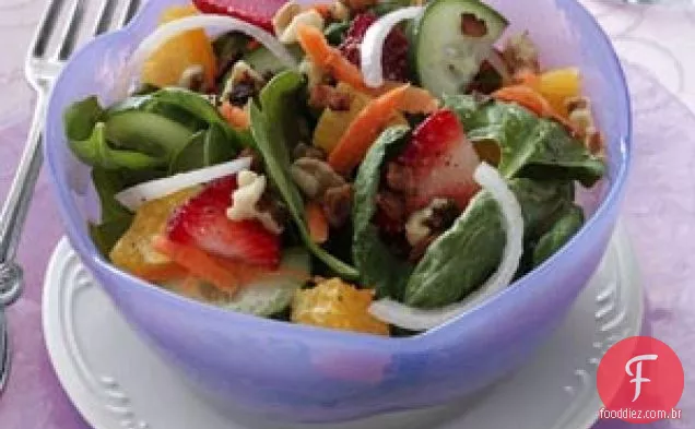 Salada Morango Espinafre