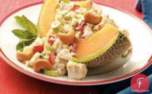 Salada de Frango com Melão e Orzo