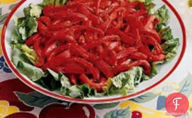 Salada Doce De Pimentão Vermelho