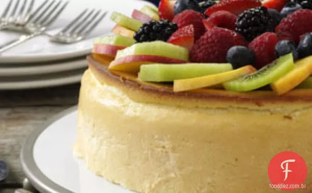 Cheesecake sem crosta de Nova York