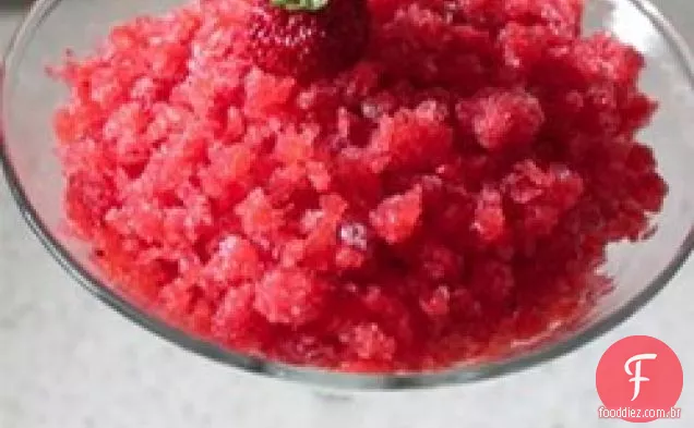 Granita de Morango Fresco