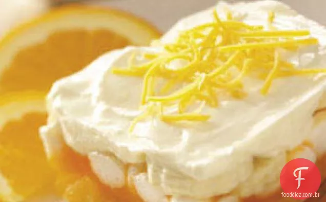 Salada de frutas com gelatina da vovó