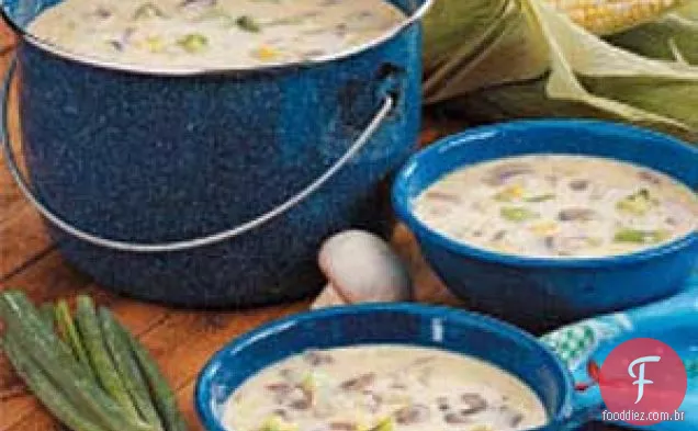 Sopa Vegetal De Cogumelos