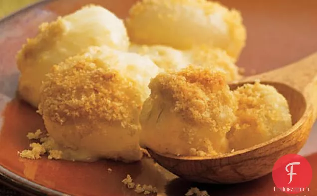 Cebolas Doces Assadas Cremosas