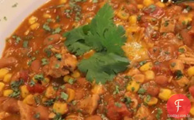 Sopa de tortilha de frango na panela elétrica