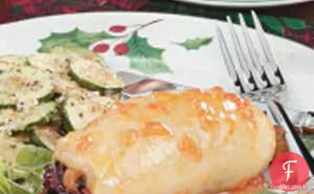 Frango Recheado com Frutas