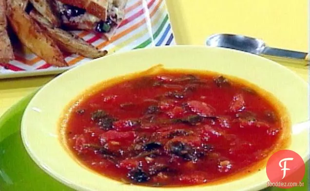 Sopa de Tomate e Espinafre