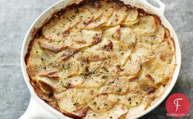 Batata Alho Gratinada