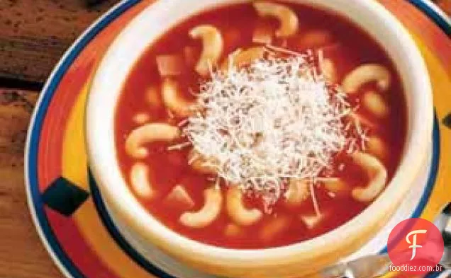 Sopa de Macarrão Italiana
