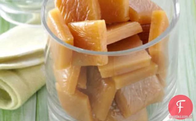 Doce duro de caramelo