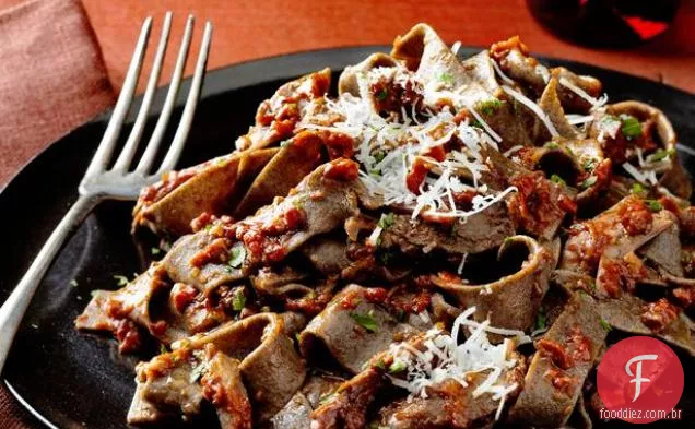 Pizzoccheri Com Ragu De Pato