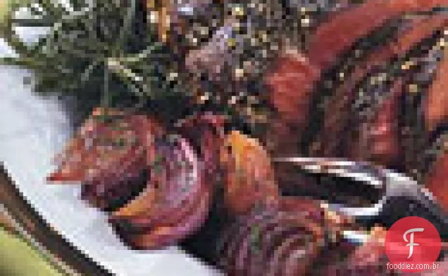 Cebolas Assadas Balsâmicas