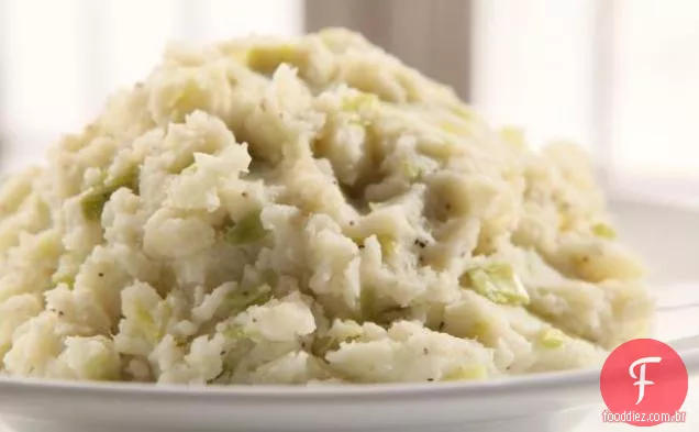 Purê de batata com alho-poró