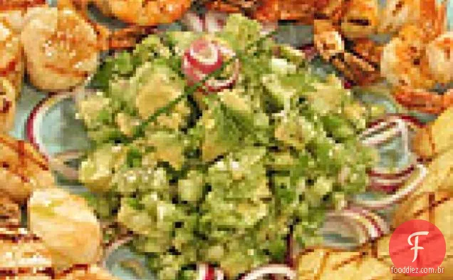 Marisco Grelhado e Salada de Batata
