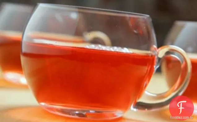 Contagem regressiva # 7 Ponche de cranberry e rum com especiarias