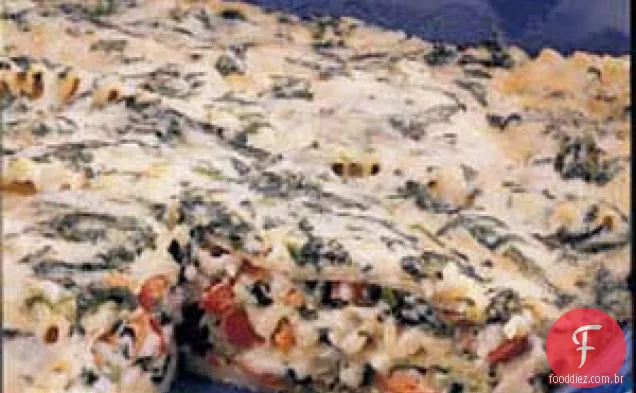 Lasanha de espinafre com quatro queijos
