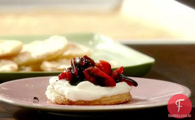 Mini Tortas De Mascarpone De Morango