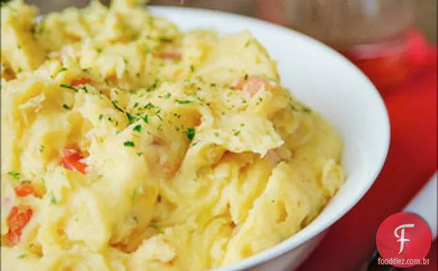 Purê De Batata, Tomate E Cebola