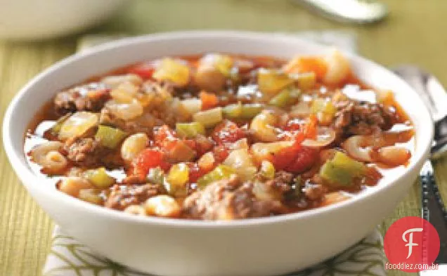 Sopa de Macarrão Potluck